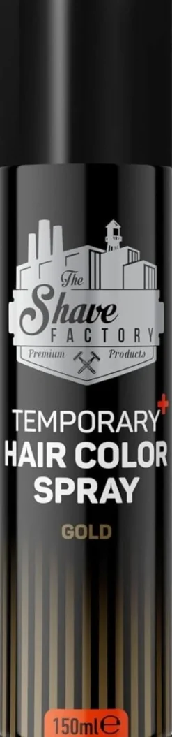 The Shave Factory Temporary Hair Color Spray Gold - 150 ml