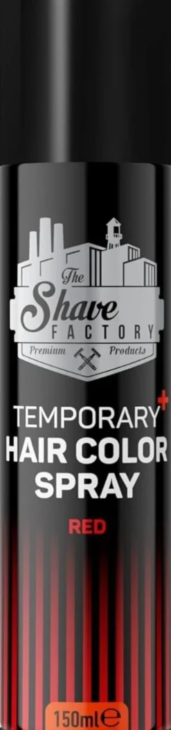 The Shave Factory Temporary Hair Color Spray Red - 150 ml