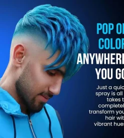 The Shave Factory Temporary Hair Color Spray Blue - 150 ml