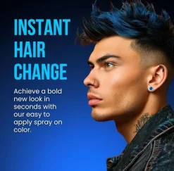 The Shave Factory Temporary Hair Color Spray Blue - 150 ml