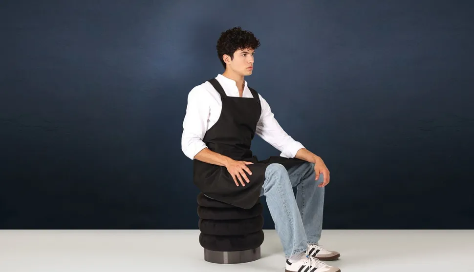 Trend-Design NANO Oversize Colouring Apron Black