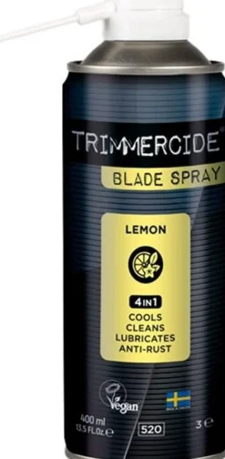 Trimmercide Blade Spray 4 In 1 Lemon Scented 400 ml