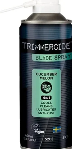 Trimmercide Blade Spray 4 In 1 Cucumber Melon Scented 400 ml