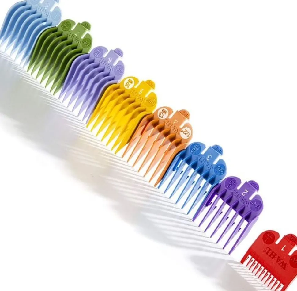 Wahl Professional Color Coded Attachment Combs 8 Pcs