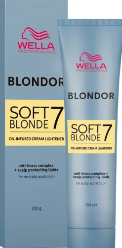 Wella Blondor Soft Blonde 7 Bleaching Creme 200 g