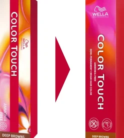 Wella Color Touch Deep Browns 6/75 Dark Blonde Brown Mahogany - 60 ml