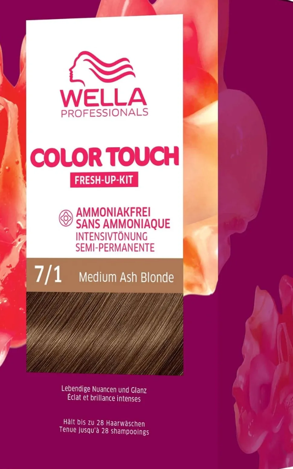 Wella Color Touch Fresh-Up-Kit 7/1 Medium Ash Blonde 130 ml