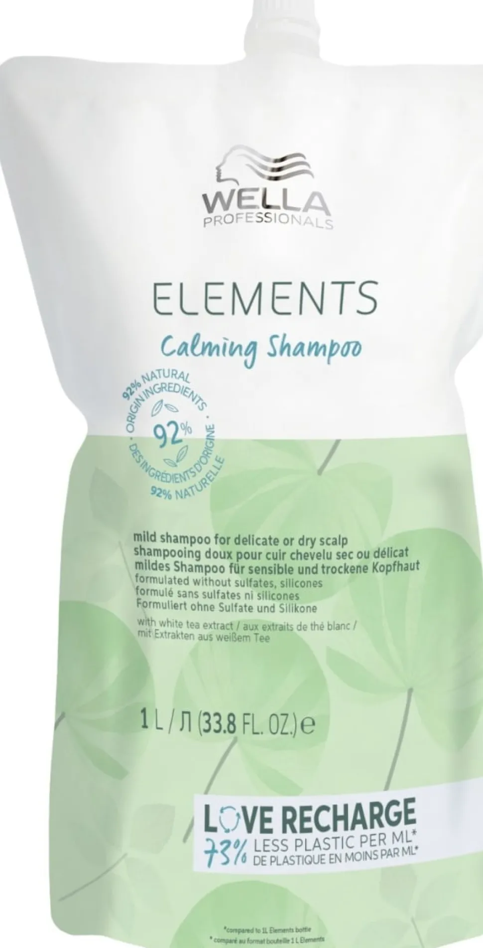 Wella Elements Calming Shampoo Refill Package 1000 ml