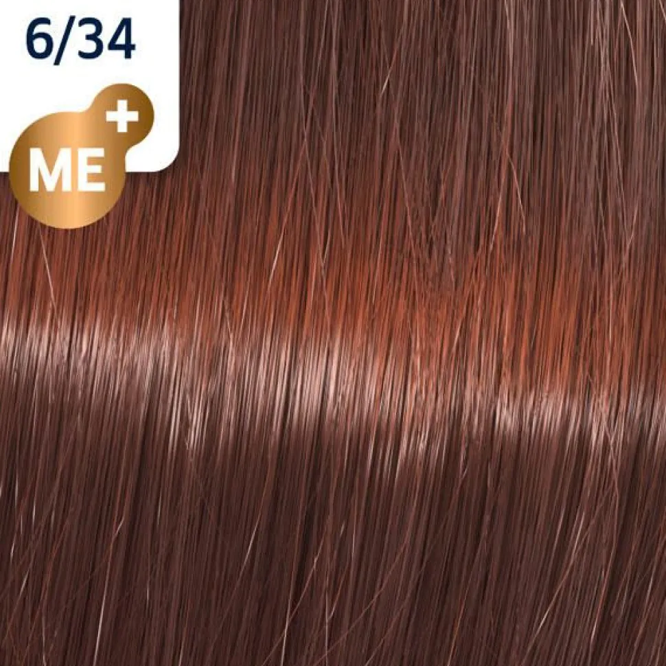 Wella Koleston Perfect Me+ Vibrant Reds 6/34 Dark Gold Red Blonde - 60 ml