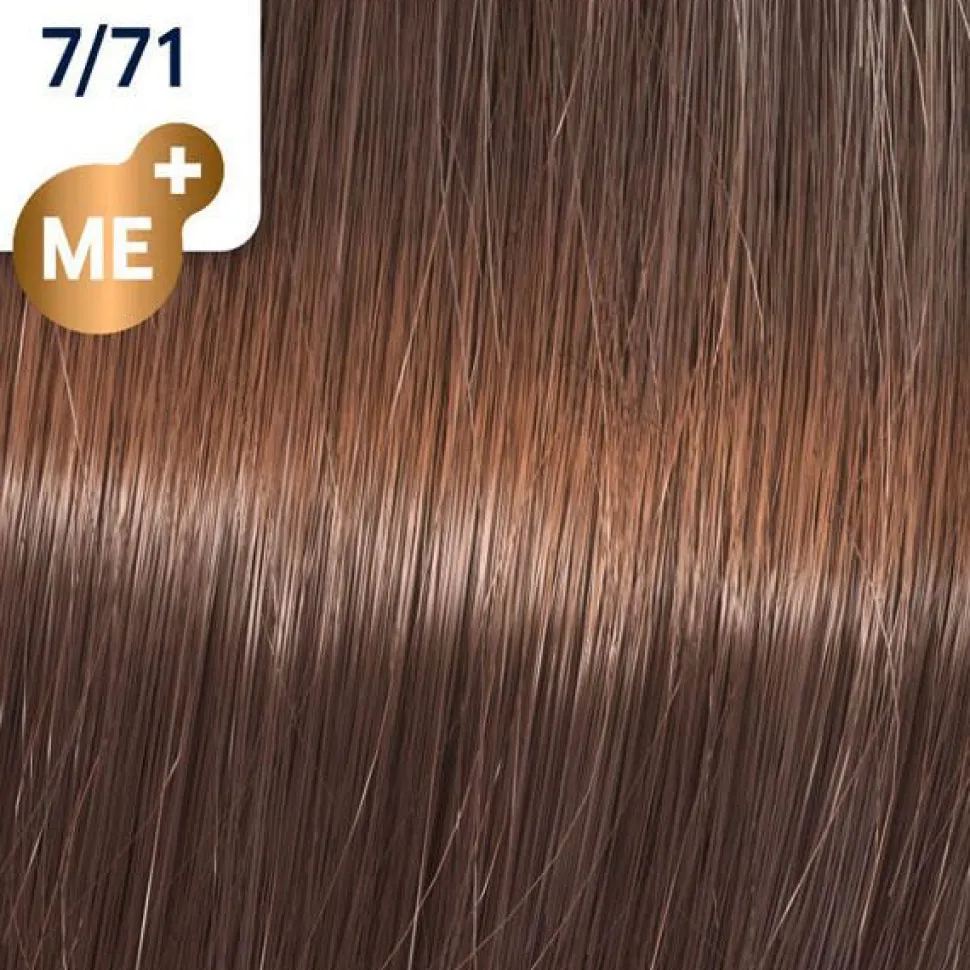 Wella Koleston Perfect Me+ Deep Browns 7/71 Medium Brunette Ash Blonde - 60 ml