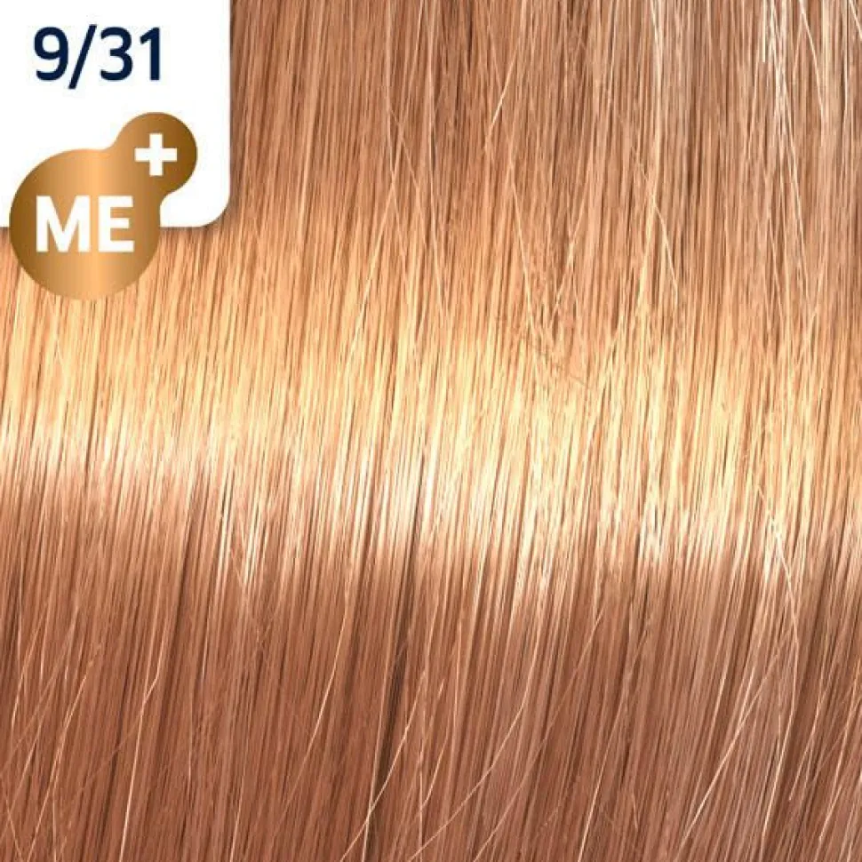 Wella Koleston Perfect Me+ Rich Naturals 9/31 Very Light Gold Ash Blonde - 60 ml
