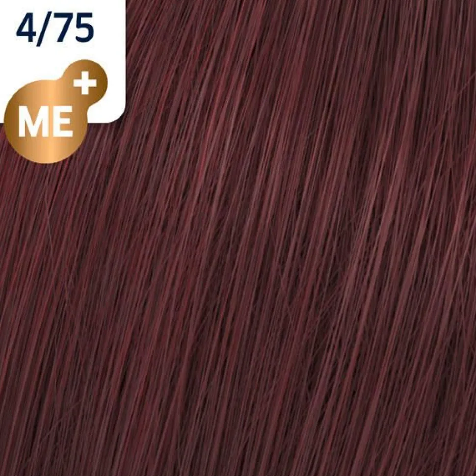 Wella Koleston Perfect Me+ Deep Browns 4/75 Medium Brunette Mahogany Brown - 60 ml