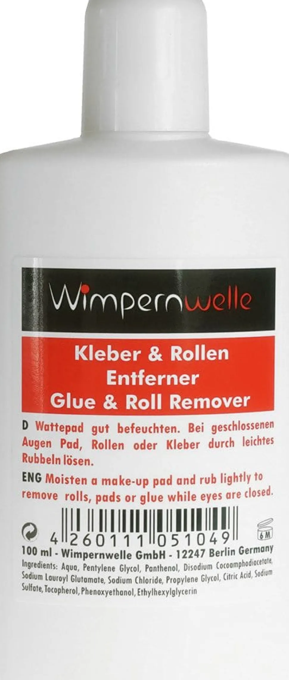 Wimpernwelle Glue & Roll Remover - 100 ml