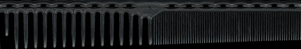 YS Park Carbon Cutting Comb No.332 Black