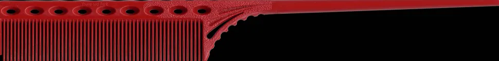 YS Park Tail Comb No.107 Red